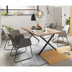 Billig ? Esszimmer Sitzgruppe Im Skandi Design - Grooves (fünfteilig) ?