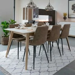 Angebote ? Esszimmer Sitzgruppe Im Skandinavischen Stil - Ilerta (siebenteilig) ⭐