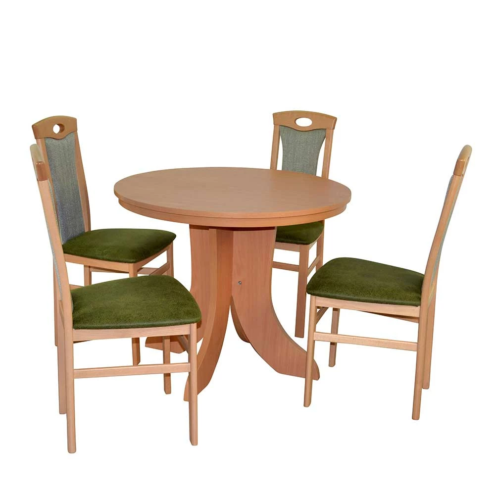 Brandneu ⭐ Esszimmer Sitzgruppe Mit Tisch Rund - Brunos (fünfteilig) ? 2 Brandneu ⭐ Esszimmer Sitzgruppe Mit Tisch Rund - Brunos (fünfteilig) ? – Bild 2