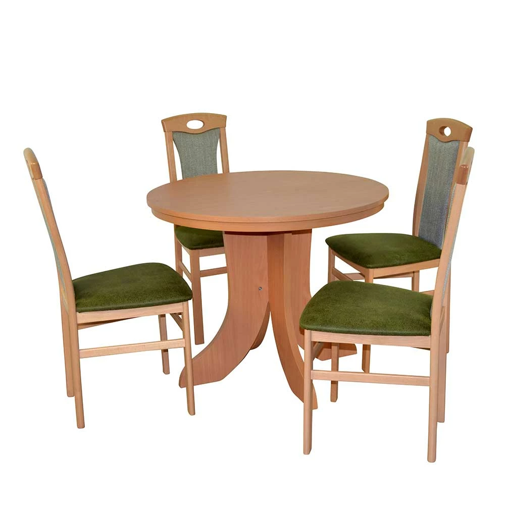 Brandneu ⭐ Esszimmer Sitzgruppe Mit Tisch Rund - Brunos (fünfteilig) ? 1 Brandneu ⭐ Esszimmer Sitzgruppe Mit Tisch Rund - Brunos (fünfteilig) ?