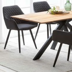 Am billigsten ? Esszimmer Sitzgruppe Modern - Inveria (fünfteilig) ? -Cassna shop esszimmer sitzgruppe modern mit wildeiche tisch 4 stuehlen inveria 06