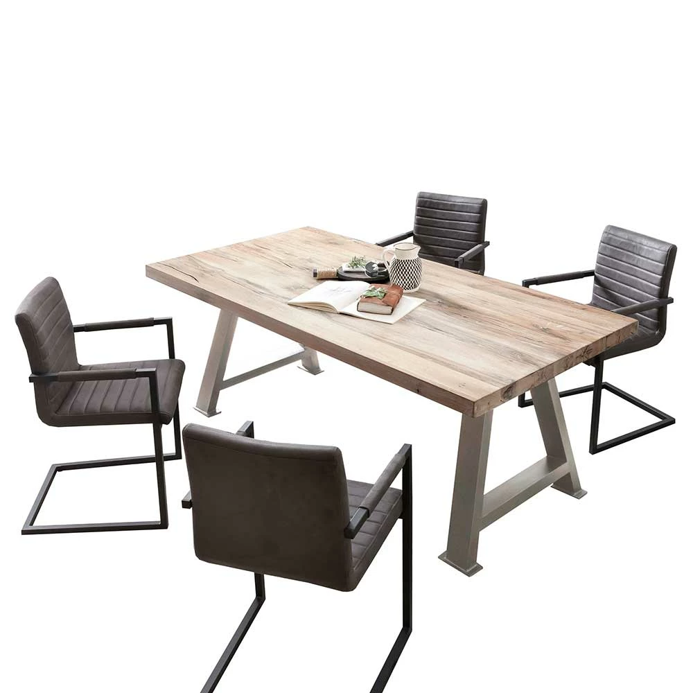 Bester Verkauf ? Esszimmer Tisch Mit Schwingstühlen - Enlina (fünfteilig) ? 1 Bester Verkauf ? Esszimmer Tisch Mit Schwingstühlen - Enlina (fünfteilig) ?