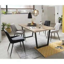 Am billigsten ? Esszimmergruppe Mit Microfaser-Stühlen - Dascalo (fünfteilig) ❤️