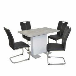 Auslauf ❤️ Esszimmerkombination Mit Säulentisch - Bahirah (fünfteilig) ?