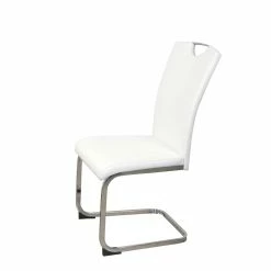 Bestpreis ? Esszimmertisch Mit Glasplatte & Stühle - Chepter (fünfteilig) ? -Cassna shop esszimmertisch mit glasplatte stuehle freischwinger im set chepter 04