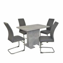 Blitzangebot ? Graue Essgruppe Modern - Rileys (fünfteilig) ?