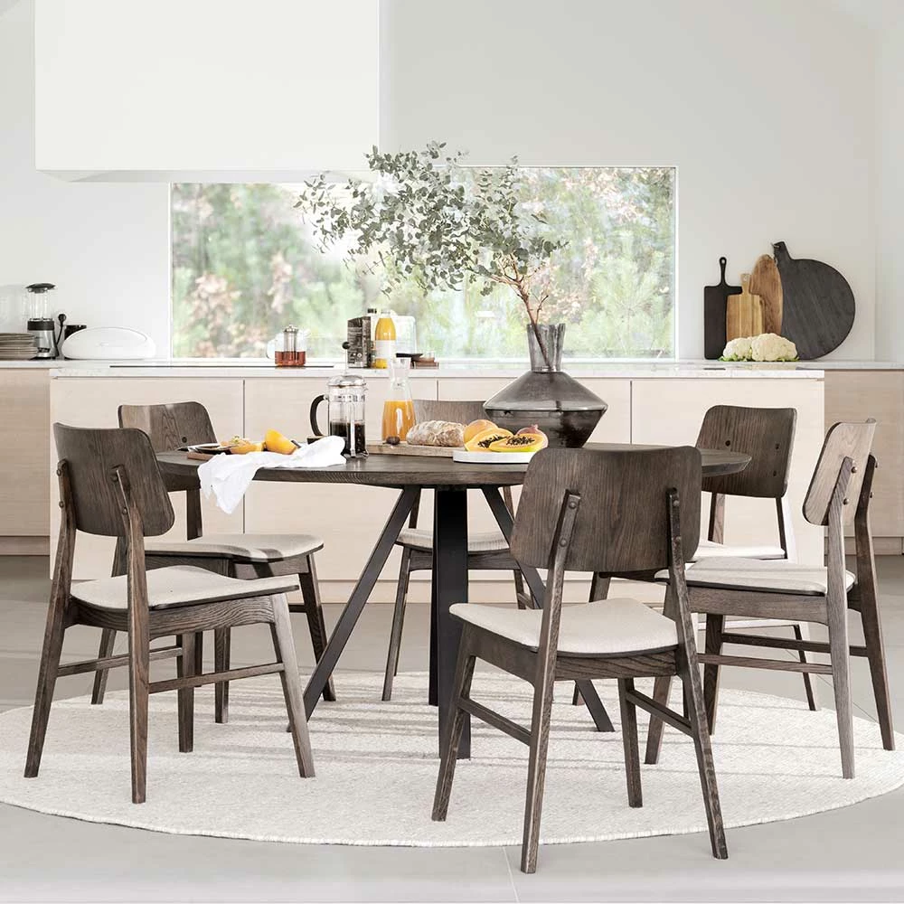 Billig ? Holz Essgruppe In Rund - Granada (siebenteilig) ? 1 Billig ? Holz Essgruppe In Rund - Granada (siebenteilig) ?