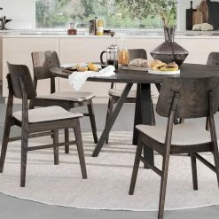 Billig ? Holz Essgruppe In Rund - Granada (siebenteilig) ? 7 Billig ? Holz Essgruppe In Rund - Granada (siebenteilig) ? -Cassna shop holz essgruppe in rund eiche dunkelbraun beige schwarz granada 02