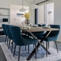 Billig ? Industrial Essgruppe 200x95 Set - Paddock (siebenteilig) ?