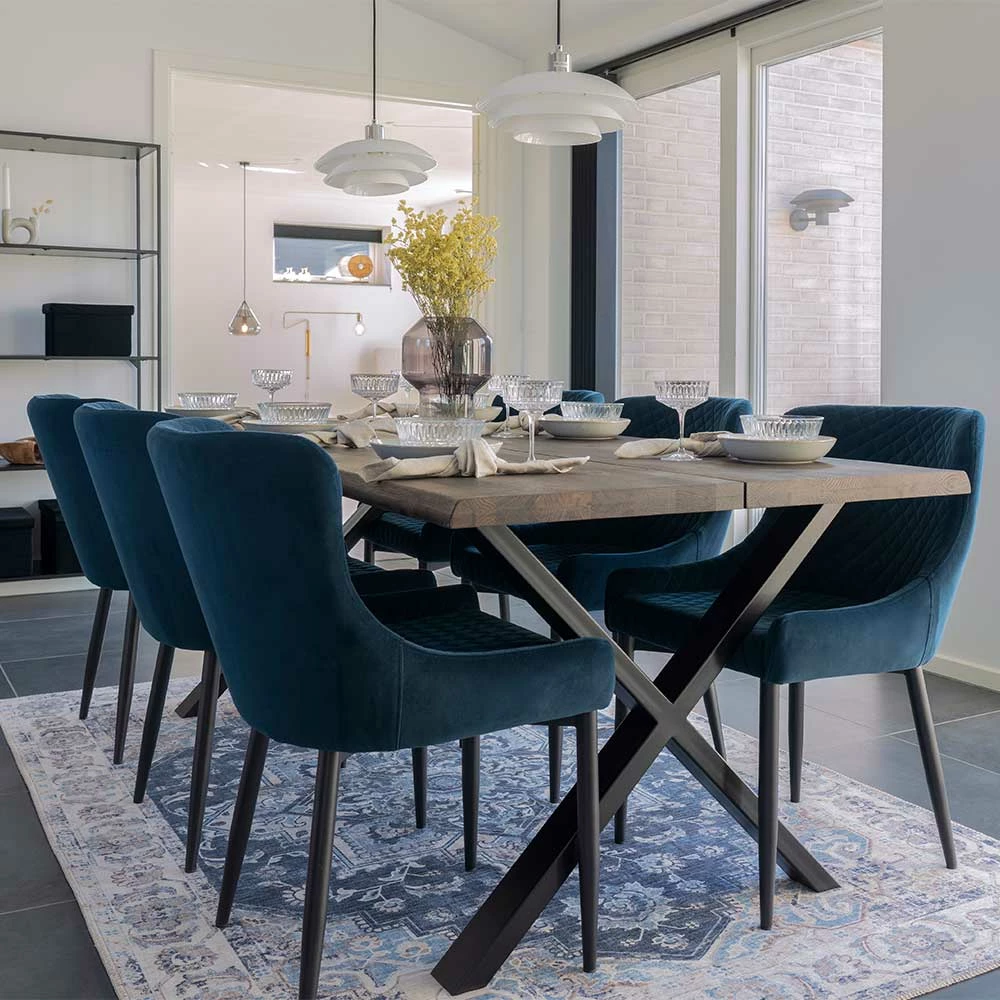 Billig ? Industrial Essgruppe 200x95 Set - Paddock (siebenteilig) ? 1 Billig ? Industrial Essgruppe 200x95 Set - Paddock (siebenteilig) ?