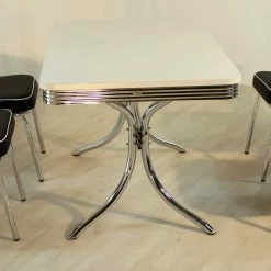 Blitzangebot ❤️ Kunstleder Retro Stühle & Tisch Barataria In Schwarz Weiß (fünfteilig) ? 8 Blitzangebot ❤️ Kunstleder Retro Stühle & Tisch Barataria In Schwarz Weiß (fünfteilig) ? -Cassna shop kunstleder retro stuehle tisch in schwarz weiss barataria 03