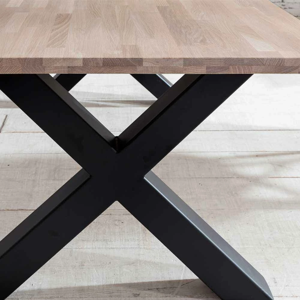 Bestpreis ? Loft Essgruppe Rumenia Mit Eichentisch X-Gestell (siebenteilig) ? 5 Bestpreis ? Loft Essgruppe Rumenia Mit Eichentisch X-Gestell (siebenteilig) ? – Bild 5