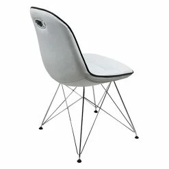 Auslauf ? Moderne Essgruppe In Weiß Wancora Mit Polsterstühlen (fünfteilig) ? -Cassna shop moderne essgruppe in weiss mit polsterstuehlen wancora 03