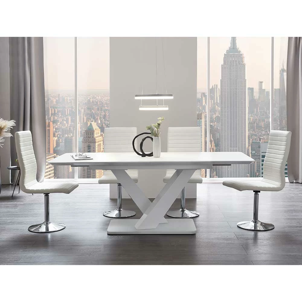 Angebote ? Moderne Esszimmer Gruppe In Weiß - Colosses (fünfteilig) ? 2 Angebote ? Moderne Esszimmer Gruppe In Weiß - Colosses (fünfteilig) ? – Bild 2