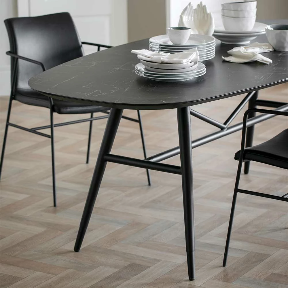 Rabatt ? Ovaler Esstisch & Retrostühle - Lacadossa (siebenteilig) ❤️ 3 Rabatt ? Ovaler Esstisch & Retrostühle - Lacadossa (siebenteilig) ❤️ – Bild 3