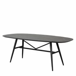 Rabatt ? Ovaler Esstisch & Retrostühle - Lacadossa (siebenteilig) ❤️ 10 Rabatt ? Ovaler Esstisch & Retrostühle - Lacadossa (siebenteilig) ❤️ -Cassna shop ovaler esstisch retrostuehle mit armlehnen in schwarz lacadossa 05