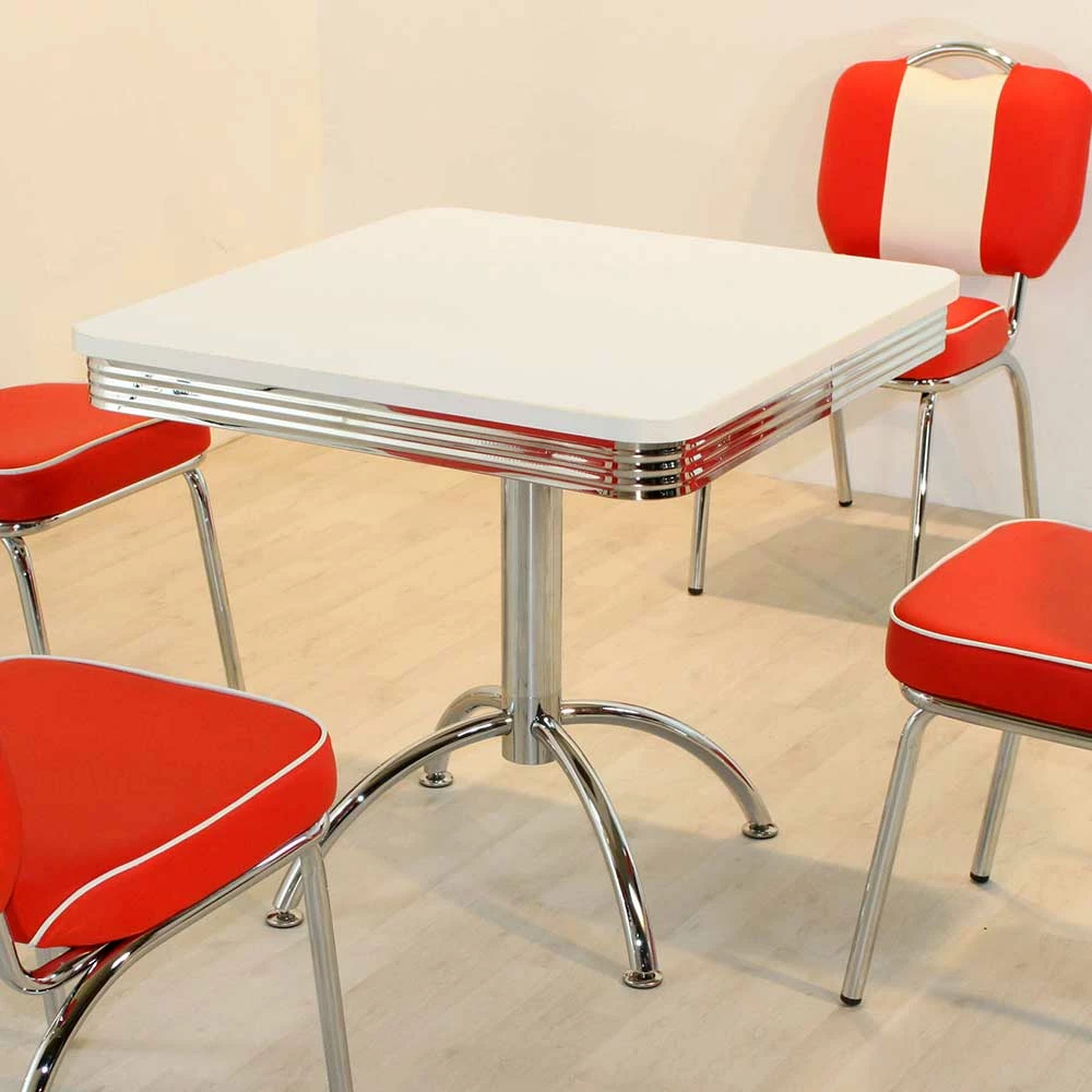 Angebote ✔️ Rockabilly Tisch & Stühle Branch Mit Kunstleder (fünfteilig) ⭐ 2 Angebote ✔️ Rockabilly Tisch & Stühle Branch Mit Kunstleder (fünfteilig) ⭐ – Bild 2