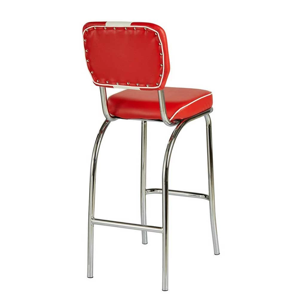 Bester Verkauf ? Rotes American Diner Set Branch Mit Bartisch (fünfteilig) ? 4 Bester Verkauf ? Rotes American Diner Set Branch Mit Bartisch (fünfteilig) ? – Bild 4