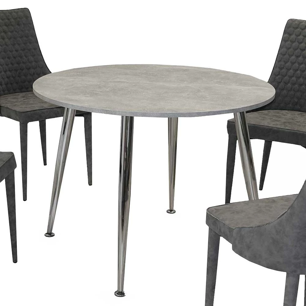 Budget ? Runde Essgruppe Günstig - Later (fünfteilig) ? 4 Budget ? Runde Essgruppe Günstig - Later (fünfteilig) ? – Bild 4