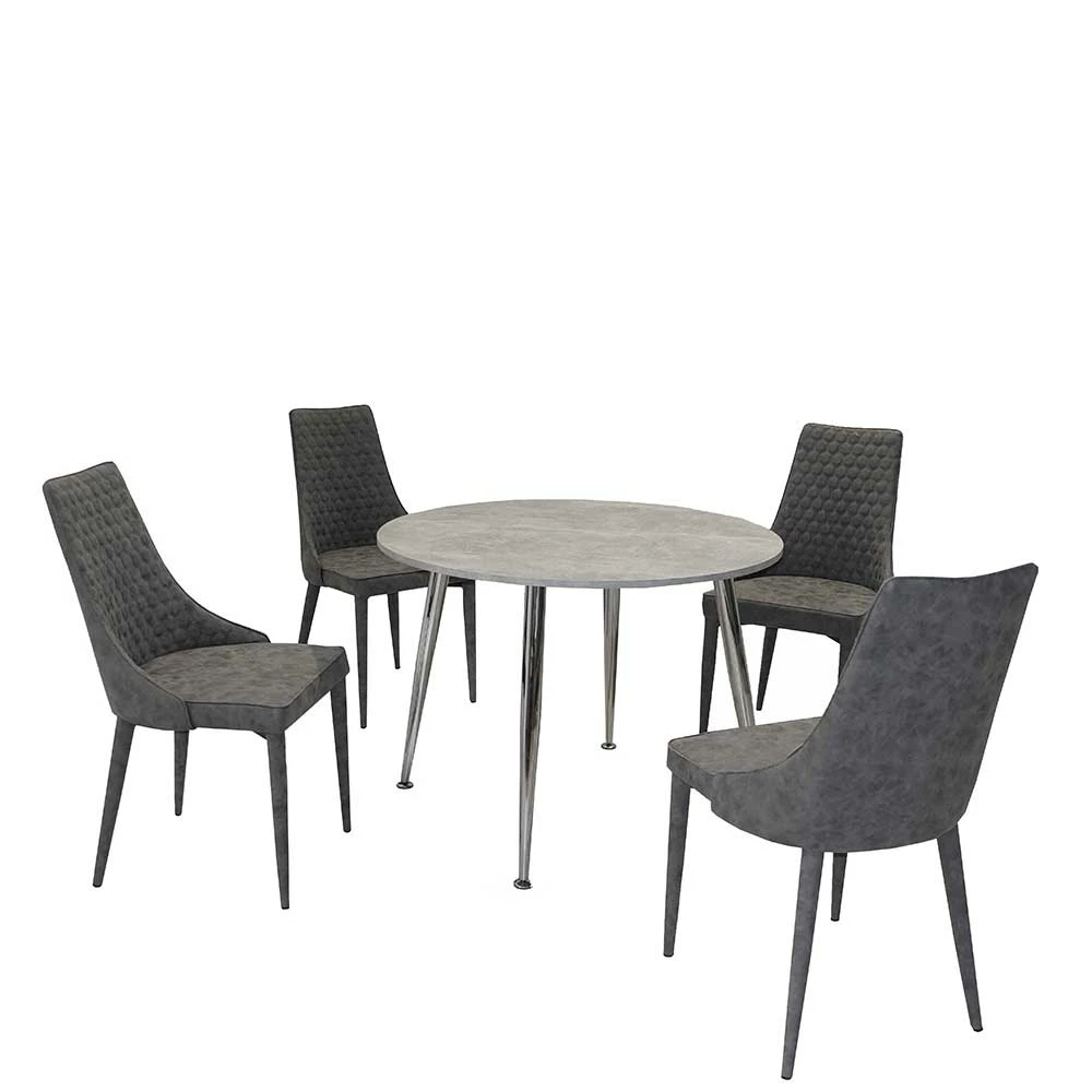 Budget ? Runde Essgruppe Günstig - Later (fünfteilig) ? 1 Budget ? Runde Essgruppe Günstig - Later (fünfteilig) ?