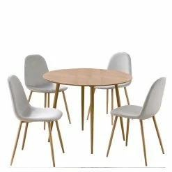 Großhandel ? Runde Essgruppe Mit Schalenstühlen - Fabiola (fünfteilig) ?