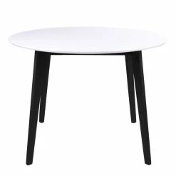 Angebote ✨ Runde Küchentisch Gruppe Modern - Cariom (fünfteilig) ✨ -Cassna shop runde kuechentisch gruppe modern in schwarz weiss cariom 02