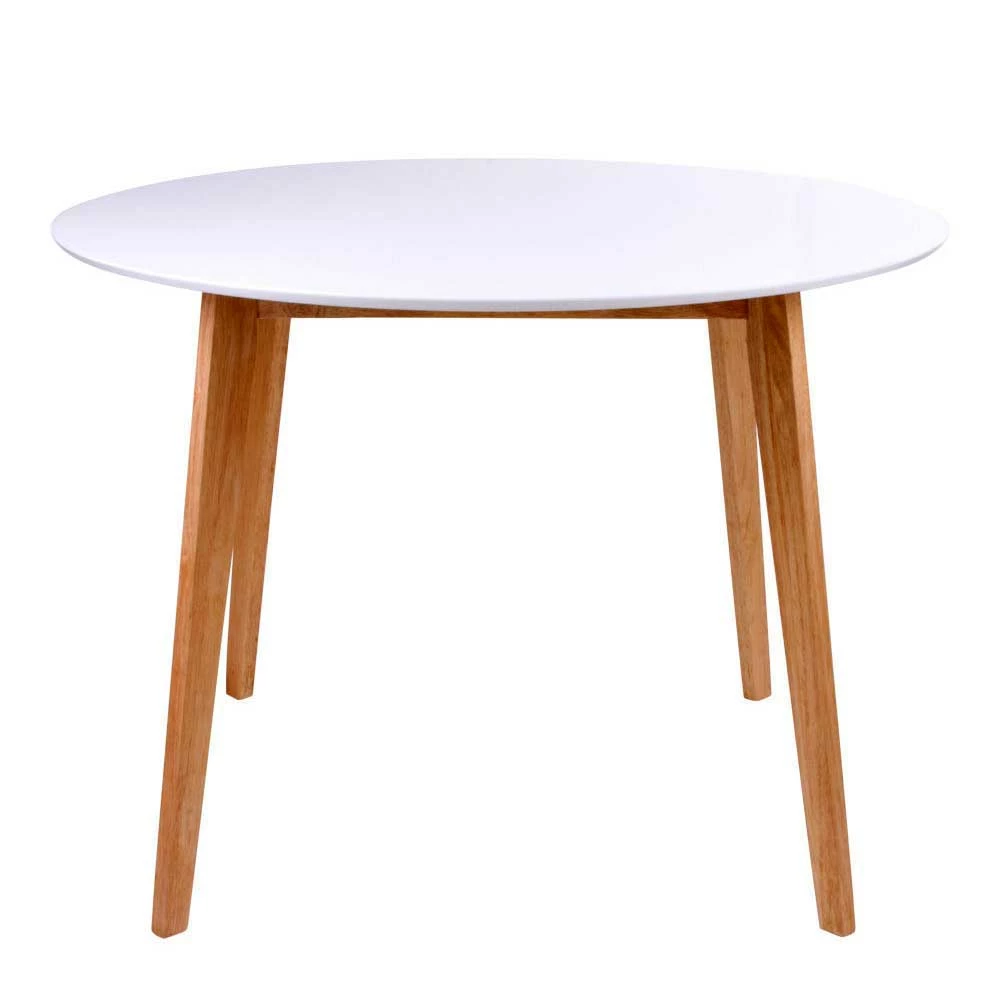 Am billigsten ? Runde Scandi Essgruppe In Weiß - Alberello (fünfteilig) ? 3 Am billigsten ? Runde Scandi Essgruppe In Weiß - Alberello (fünfteilig) ? – Bild 3