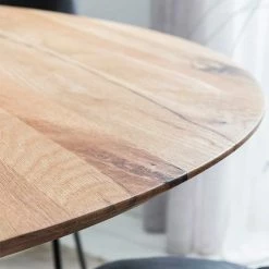 Angebote ? Runder Eichenholz Tisch & 4 Stühle - Violcan (fünfteilig) ? 9 Angebote ? Runder Eichenholz Tisch & 4 Stühle - Violcan (fünfteilig) ? -Cassna shop runder eichenholz tisch 4 stuehle in dunkelgruen microfaser violcan 04