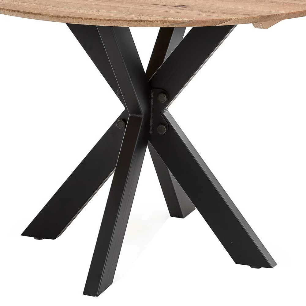 Angebote ? Runder Eichenholz Tisch & 4 Stühle - Violcan (fünfteilig) ? 5 Angebote ? Runder Eichenholz Tisch & 4 Stühle - Violcan (fünfteilig) ? – Bild 5