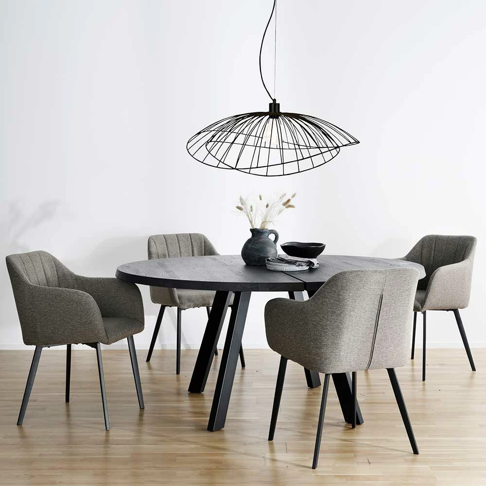 Budget ? Runder Essplatz Mit Armlehnenstühlen - Namac (fünfteilig) ? 1 Budget ? Runder Essplatz Mit Armlehnenstühlen - Namac (fünfteilig) ?