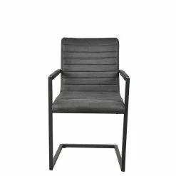 Großhandel ? Runder Esstisch & Schwingstühle - Troy (fünfteilig) ✨ -Cassna shop runder esstisch schwingstuehle in anthrazit schwarz troy 03