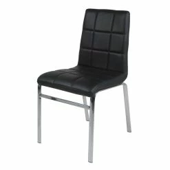 Beste Bewertungen von ? Schwarze Kunstleder Stühle & Tisch Sisela Ausziehbar (fünfteilig) ⭐ -Cassna shop schwarze kunstleder stuehle tisch ausziehbar sisela 02