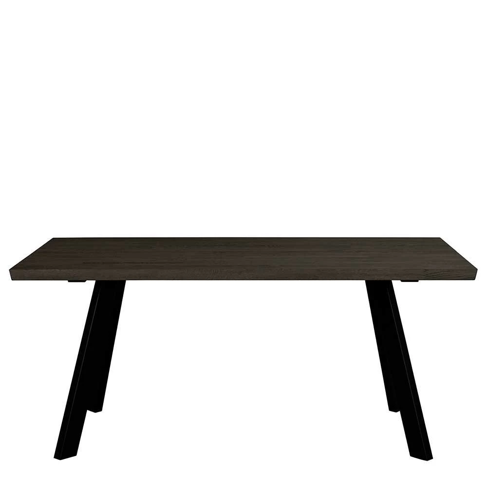 Blitzangebot ⭐ Schwarzer Eiche Esstisch & Stühle - Namac (fünfteilig) ✔️ 3 Blitzangebot ⭐ Schwarzer Eiche Esstisch & Stühle - Namac (fünfteilig) ✔️ – Bild 3