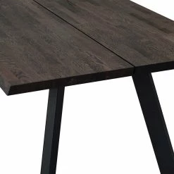 Blitzangebot ⭐ Schwarzer Eiche Esstisch & Stühle - Namac (fünfteilig) ✔️ 11 Blitzangebot ⭐ Schwarzer Eiche Esstisch & Stühle - Namac (fünfteilig) ✔️ -Cassna shop schwarzer eiche esstisch stuehle aus kunstleder stahl namac 05