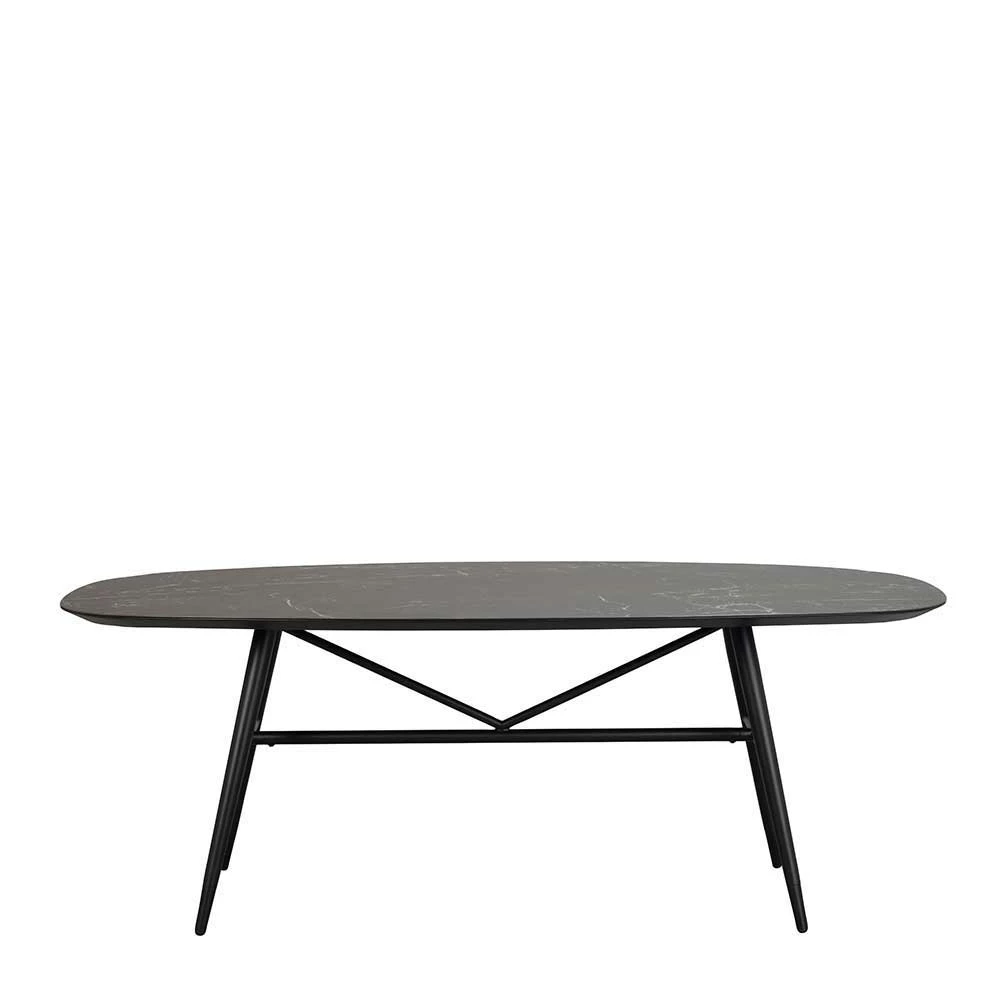 Billig ❤️ Schwarzer Esstisch & Samtstühle - Lacadossa (siebenteilig) ? 3 Billig ❤️ Schwarzer Esstisch & Samtstühle - Lacadossa (siebenteilig) ? – Bild 3