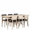 Budget ❤️ Set 6 Personen Essgruppe Skandi - Klunia (siebenteilig) ? -Cassna shop set 6 personen essgruppe skandi in eiche white wash grau klunia f