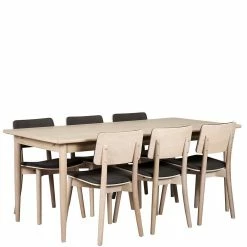 Budget ❤️ Set 6 Personen Essgruppe Skandi - Klunia (siebenteilig) ?