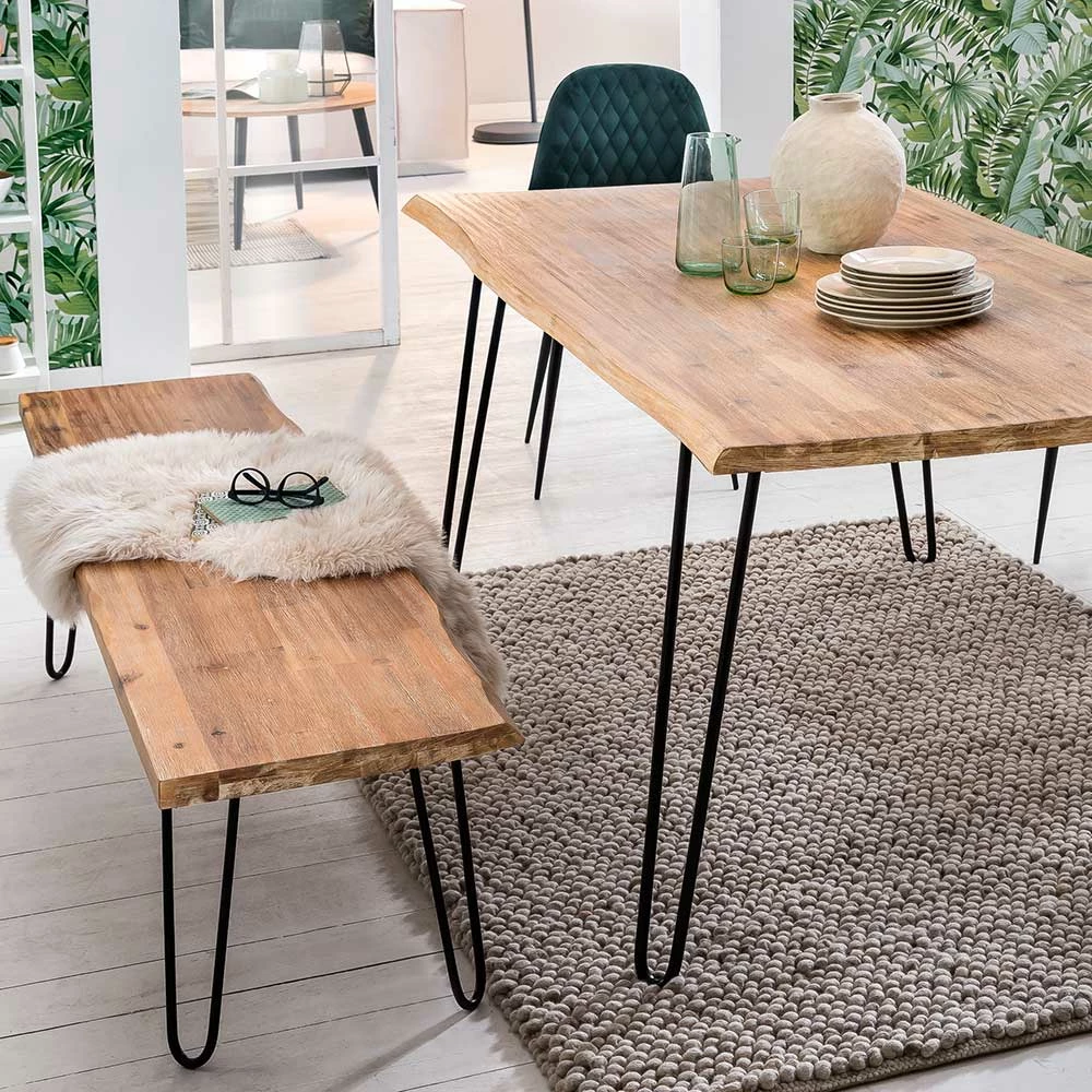 Am billigsten ? Set Akazie Tischgruppe & Bank - Uniria (sechsteilig) ? 6 Am billigsten ? Set Akazie Tischgruppe & Bank - Uniria (sechsteilig) ? – Bild 6