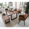 Am billigsten ⌛ Set Baumkante Tisch & Bank - Iljena (sechsteilig) ? -Cassna shop set baumkante tisch bank 4 armlehnstuehle cognac iljena 01