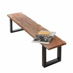 Am billigsten ⌛ Set Baumkante Tisch & Bank - Iljena (sechsteilig) ? -Cassna shop set baumkante tisch bank 4 armlehnstuehle cognac iljena 06