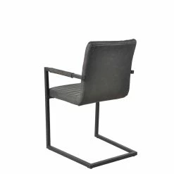 Am billigsten ? Set Design Tisch & Freischwinger - Aragon (fünfteilig) ? -Cassna shop set design tisch freischwinger mit armlehnen in grau schwarz aragon 05