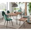 Besorgen ✔️ Set Essgruppe In Akazie & Grün - Iljena (sechsteilig) ? -Cassna shop set essgruppe in akazie gruen mit tisch bank 4 stuehlen iljena 01