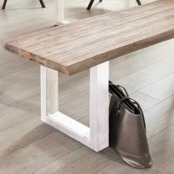 Beste Bewertungen von ? Set Esszimmer Tisch & Sitzbank - Emnial (zweiteilig) ? 5 Beste Bewertungen von ? Set Esszimmer Tisch & Sitzbank - Emnial (zweiteilig) ? -Cassna shop set esszimmer tisch sitzbank in akazie white wash weiss emnial 03