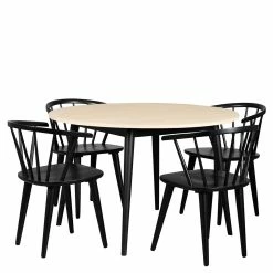 Top 10 ? Set Retro Tisch & 4 Stühle - Jumeco (fünfteilig) ?