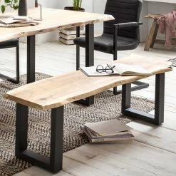 Rabatt ? Set Tisch & Bank & Freischwinger - Flasca (sechsteilig) ? -Cassna shop set tisch bank freischwinger mit armlehnen 3 groessen flasca 03