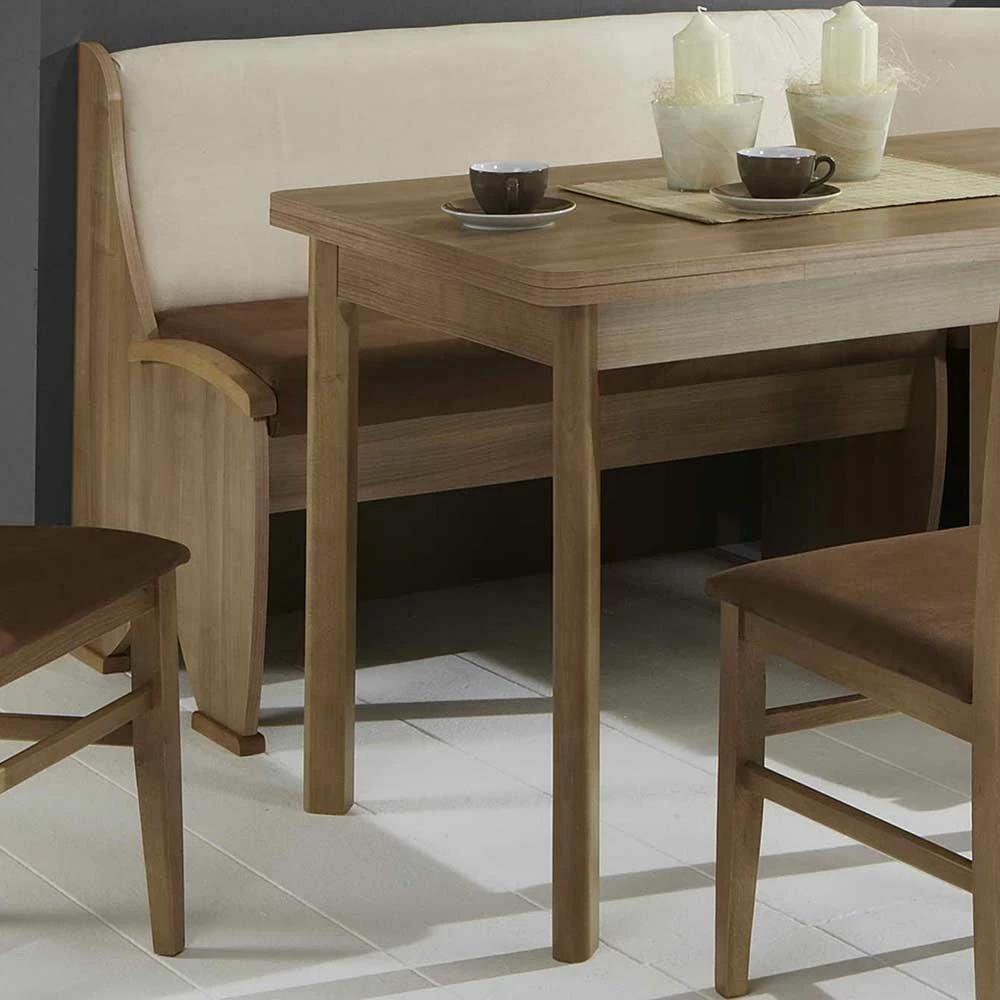 Budget ? Set Truheneckbank & Tisch & Stühle - Tireveta (vierteilig) ? 4 Budget ? Set Truheneckbank & Tisch & Stühle - Tireveta (vierteilig) ? – Bild 4