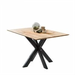 Am billigsten ✔️ Set Wildeiche Tisch & 4 Stühle - Inveria (fünfteilig) ❤️ -Cassna shop set wildeiche tisch 4 stuehle in gruen schwarz inveria 02