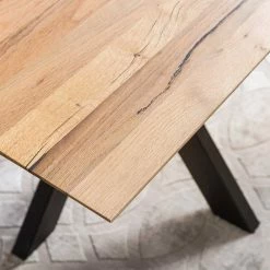 Am billigsten ✔️ Set Wildeiche Tisch & 4 Stühle - Inveria (fünfteilig) ❤️ -Cassna shop set wildeiche tisch 4 stuehle in gruen schwarz inveria 03