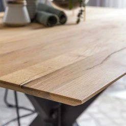 Am billigsten ✔️ Set Wildeiche Tisch & 4 Stühle - Inveria (fünfteilig) ❤️ -Cassna shop set wildeiche tisch 4 stuehle in gruen schwarz inveria 04