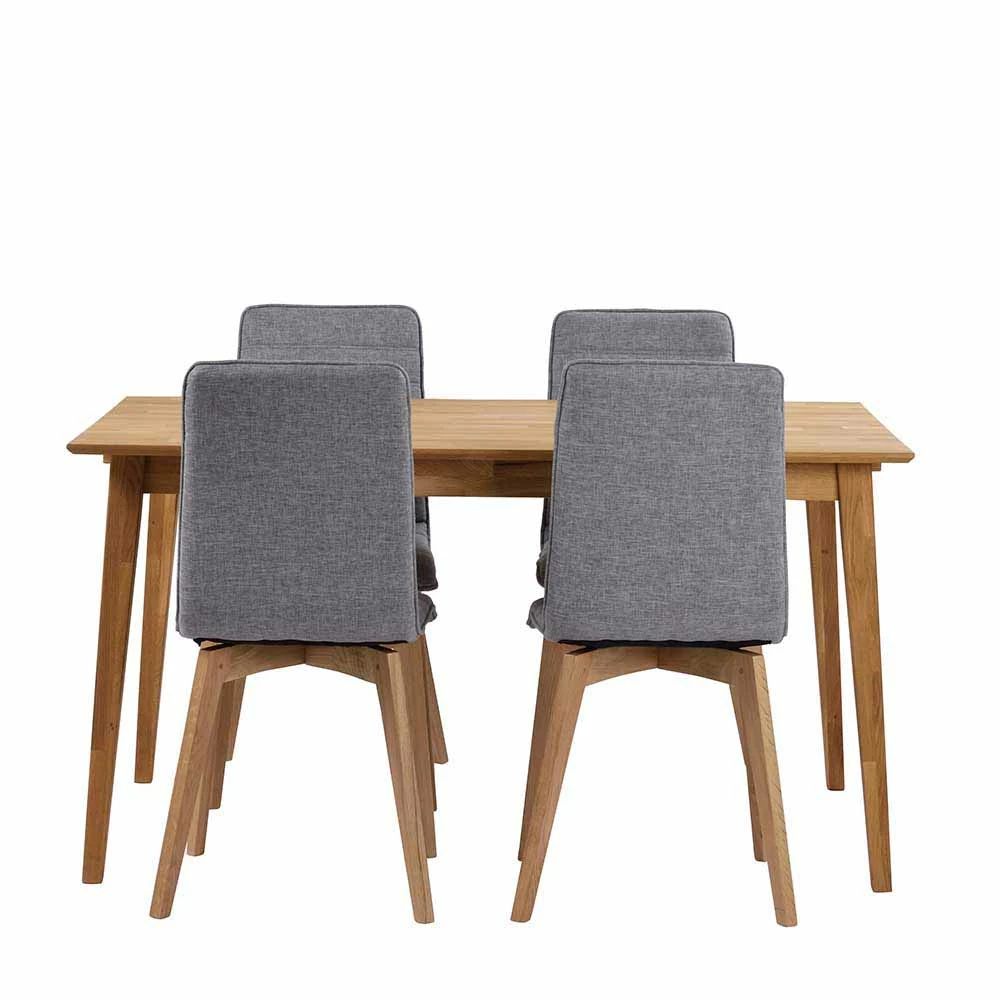 Aktion ⌛ Sitzgruppe In Eiche & Grau - Number (fünfteilig) ? 2 Aktion ⌛ Sitzgruppe In Eiche & Grau - Number (fünfteilig) ? – Bild 2